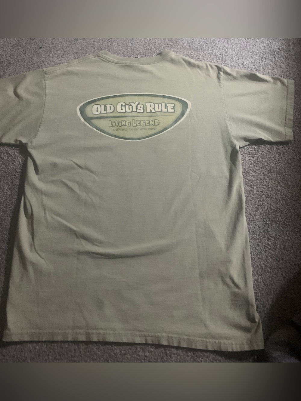 Old Guys Rule- Vintage Living Legend Short Sleeve Logo Tee